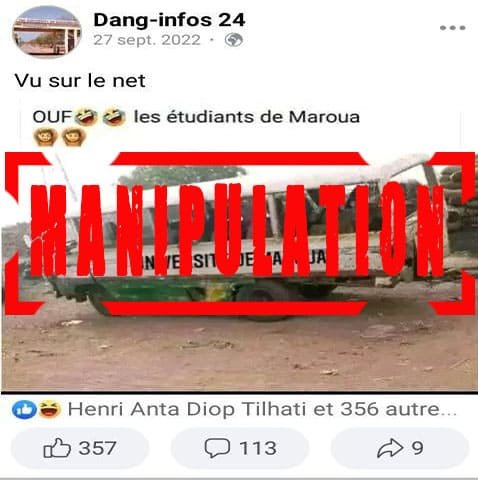 bus de l’Université de Maroua