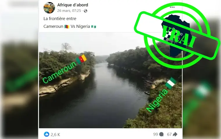 la frontière entre le Cameroun et le Nigéria